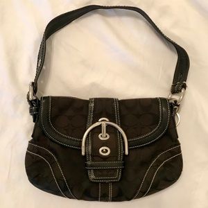 Black Signature Collection Coach Shoulder Bag